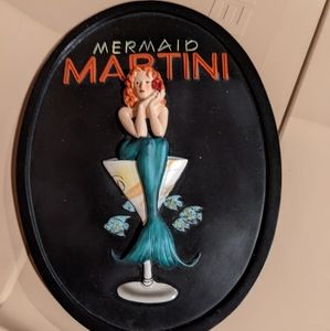 Mermaid martini sign
